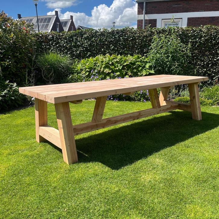 Grote Robuuste Douglas Tuintafels - Op Voorraad!, Tuin en Terras, Tuintafels, Nieuw, Hout