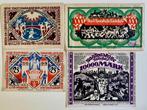 Duitsland. - 2 x 25 + 1000 + 10000 Mark 1921-1923 Weimar, Postzegels en Munten