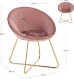 Woltu - loungestoel - fauteuil - cocktailstoel -, Huis en Inrichting, Fauteuils, Verzenden, Nieuw