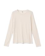 HEMA Dames T-shirt Lora gebroken wit, Verzenden, Nieuw