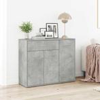 vidaXL Dressoir 88x30x70 cm bewerkt hout betongrijs, Verzenden, Nieuw, 50 tot 100 cm, 25 tot 50 cm