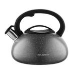 Florina Lava fluitketel RVS zwart / grijs 2.5 Liter - ook, Ophalen of Verzenden, Nieuw