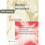 Rechtspersonen 2015/2016 9789013132113, Verzenden, Gelezen