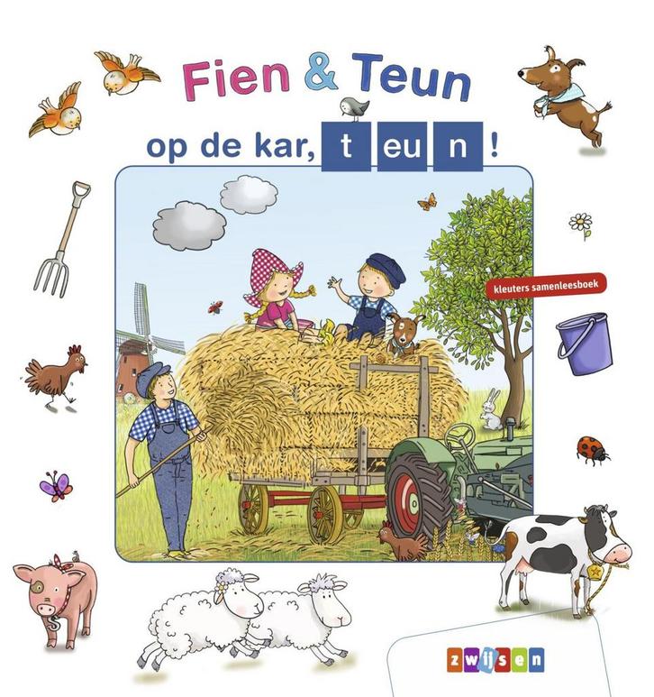 Fien & Teun - op de kar, teun! / Kleuters samenleesboeken, Boeken, Kinderboeken | Kleuters, Zo goed als nieuw, Verzenden