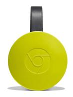 Google Chromecast V2 - Geel, Audio, Tv en Foto, Mediaspelers, Verzenden, Zo goed als nieuw