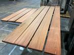 Hardhout–Jatoba–vlonderplank–terrasdelen-dekdelen-vlonderdel, Ophalen, Minder dan 25 mm, Nieuw, Plank