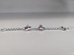 Bedelarmband - 18 karaat Witgoud Toermalijn - Toermalijn -, Sieraden, Tassen en Uiterlijk, Antieke sieraden
