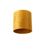 Velours lampenkap goud cilinder 25/25/25, Huis en Inrichting, Lampen | Lampenkappen, Nieuw, Overige vormen, Minder dan 25 cm, Overige kleuren