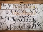Bedrukt lint greenleaf 70mm 80 cm matgoud opdruk populus, Ophalen of Verzenden, Nieuw