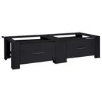 vidaXL Wasmachine Pedestal 2 pcs Zwart 64 x 55 x 32.5 cm, Verzenden, Nieuw