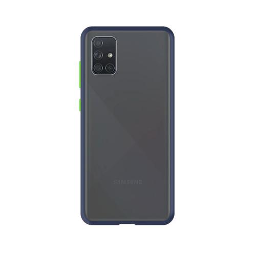 Samsung Galaxy A71 Back Cover - Blauw/Transparant, Telecommunicatie, Mobiele telefoons | Toebehoren en Onderdelen, Bescherming