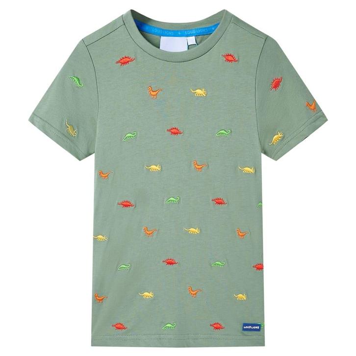 vidaXL Kindershirt met korte mouwen 116 kakikleurig, Kinderen en Baby's, Kinderkleding | Overige, Nieuw, Verzenden
