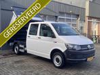 Volkswagen Transporter 2.0 TDI L2H1 DC, Auto's, Gebruikt, Euro 6, Volkswagen, Wit