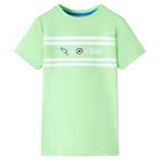 vidaXL Kindershirt 140 neongroen, Verzenden, Nieuw