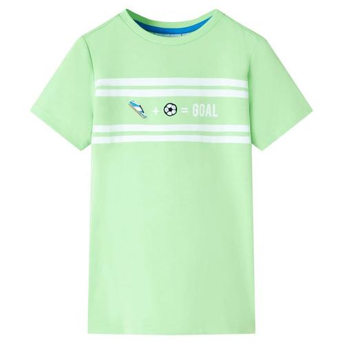 vidaXL Kindershirt 140 neongroen, Kinderen en Baby's, Kinderkleding | Overige, Nieuw, Verzenden