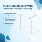 Saqu Zijwand van €239.00 voor €60.44, Ophalen of Verzenden, Nieuw, Douche