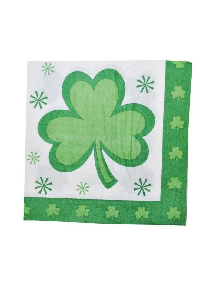 Servetten Shamrock Ierland (16st), Kleding | Dames, Carnavalskleding en Feestkleding, Nieuw, Ophalen of Verzenden