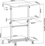 2dekans | Lessenaar Lectern - Presentatie Meubel -, Ophalen of Verzenden, Zo goed als nieuw