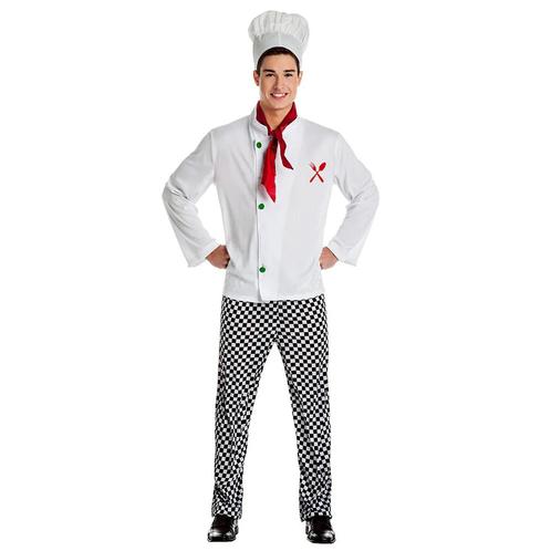 Kok Kostuum Heren, Kleding | Heren, Carnavalskleding en Feestkleding, Nieuw, Verzenden