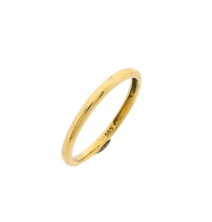 Gouden aanschuifring (gouden ring, gouden aanschuif ring), Sieraden, Tassen en Uiterlijk, Ringen, Dame, Overige kleuren, 19 tot 20