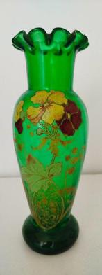 François-Théodore Legras - Bloempot - Emaille, Glas, Antiek en Kunst