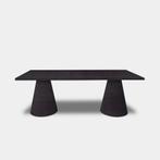 Tafel Boomstam Eikenhout  Set Kegelpoot  160x90, Nieuw