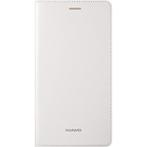 Huawei flipcover leder voor Huawei P8 Lite 2016 - wit, Ophalen of Verzenden, Zo goed als nieuw