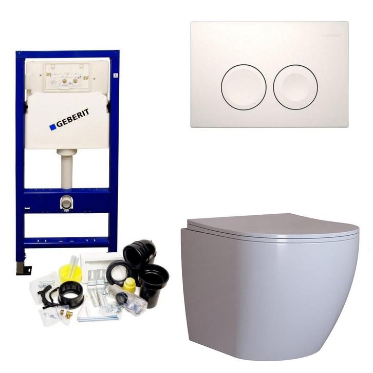 Geberit UP100 Toiletset Randloos Mudo Set62 met Delta, Doe-het-zelf en Verbouw, Sanitair, Ophalen of Verzenden