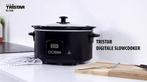 Tristar Slowcooker VS-3920 - 4.5 liter - Digitale Slowcooker, Verzenden, Zo goed als nieuw