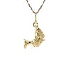 Gouden vintage Nefertiti hanger 14 krt, Sieraden, Tassen en Uiterlijk, Ophalen of Verzenden, Nieuw