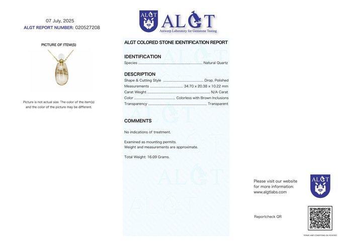 Geen veiling - ALGT gecertificeerd - Groot en zeldzaam, Verzamelen, Mineralen en Fossielen