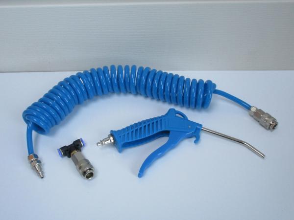 Veiling - Luchtpistool met spiraalslang 5 meter, Auto diversen, Autogereedschap