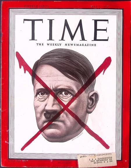 Cover Time Magazine1945 met Adolf Hitler (lijst optie), Verzamelen, Militaria | Tweede Wereldoorlog, Verzenden