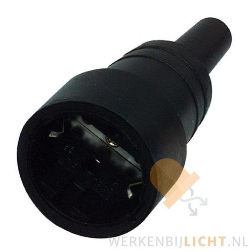 Rubber contrastekker randaarde, Doe-het-zelf en Verbouw, Bouwverlichting, Nieuw, Ophalen of Verzenden