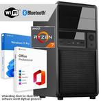 Ryzen 7 compleet - WiFi + BT + Windows + Office 2024 (Word,, Nieuw