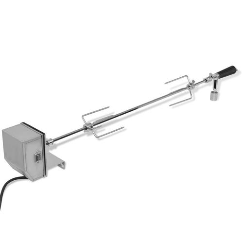 vidaXL BBQ Draaispit met professionele motor staal 900 mm, Witgoed en Apparatuur, Overige Witgoed en Apparatuur, Nieuw, Verzenden