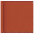 vidaXL Balkonscherm 90x400 cm HDPE oranje, Verzenden, Nieuw