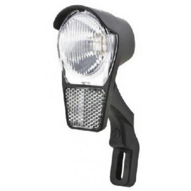 Spanninga Koplamp met geïntegreerde reflector - 4 Lux - V.., Fietsen en Brommers, Fietsaccessoires | Overige Fietsaccessoires
