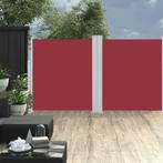 vidaXL Windscherm uittrekbaar 140x600 cm rood, Verzenden, Nieuw