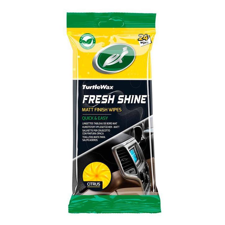 Turtle Wax 54096 Fresh Shine Matt Interireiniger doekjes 24, Motoren, Accessoires | Onderhoudsmiddelen, Verzenden