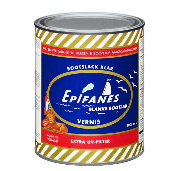 Epifanes Epifanes bootlak blank 1 liter, transparant amber,, Watersport en Boten, Accessoires en Onderhoud, Nieuw, Verzenden