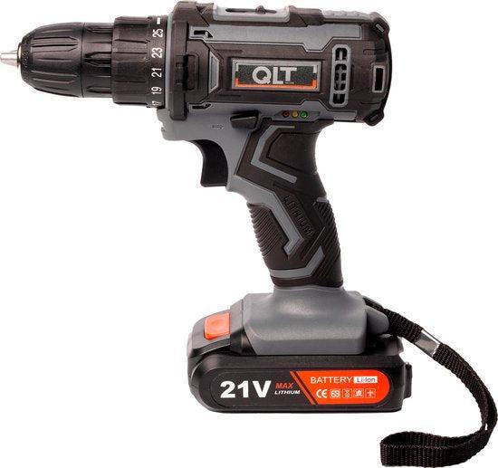 Tweedekans | QLT Accuboormachine 21V met 1500mAh Accu, 6, Doe-het-zelf en Verbouw, Gereedschap | Boormachines, Zo goed als nieuw