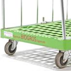 Gebruikte 2-Heks rolcontainer insteekhekken + 2 nylon, Ophalen of Verzenden, Gebruikt