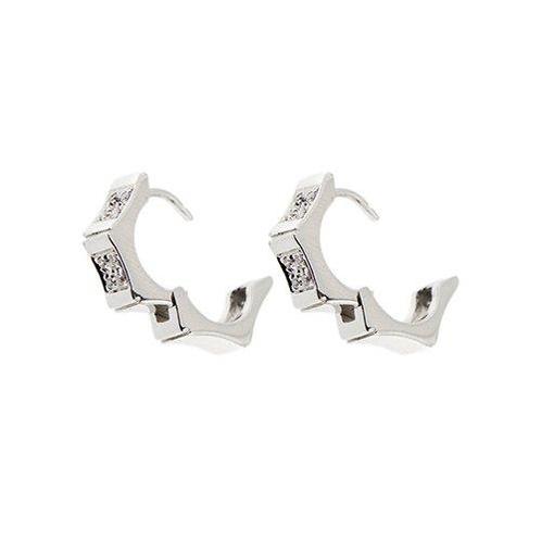 Salvini - Oorbellen - 18 karaat Witgoud Diamant (Natuurlijk), Sieraden, Tassen en Uiterlijk, Oorbellen