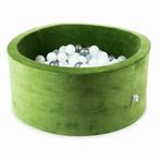 Ballenbak 90x40 velvet soft olive met 300 ballen, Ophalen of Verzenden, Nieuw