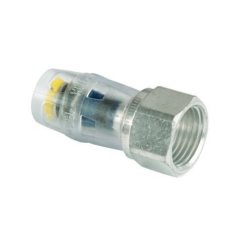 MultiTubo Pushfitting metaal vertind schroefbus 20 x 3/4, Doe-het-zelf en Verbouw, Buizen en Afvoer, Ophalen of Verzenden