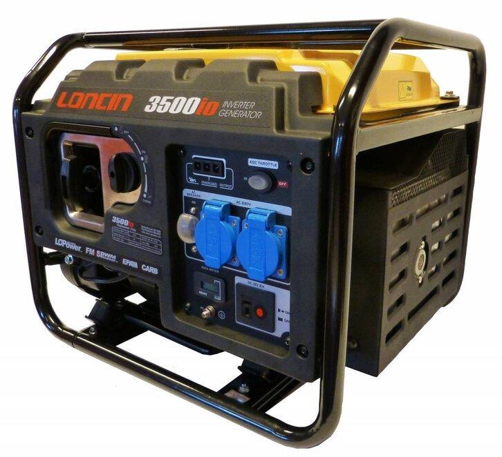 Superlichte Loncin 3500iO met inverter techniek en 3000W ver, Doe-het-zelf en Verbouw, Aggregaten, Benzine, Nieuw, Geluidgedempt