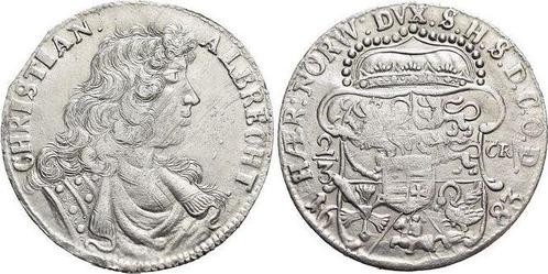 2/3 taler, daalder(gulden) 1683 Cr Schleswig-holstein-got..., Postzegels en Munten, Munten | Europa | Niet-Euromunten, Verzenden