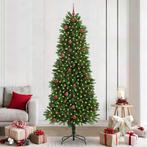vidaXL Kerstboom met 300 LED met standaard Groen 240 cm PE, Diversen, Kerst, Verzenden, Nieuw