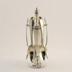 Antieke (1912) carrousel met 6 identieke lepeltjes -, Antiek en Kunst, Antiek | Goud en Zilver